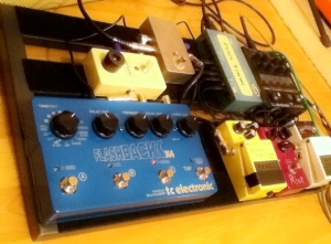 Pete's got a fine range of sounds on his pedalboard